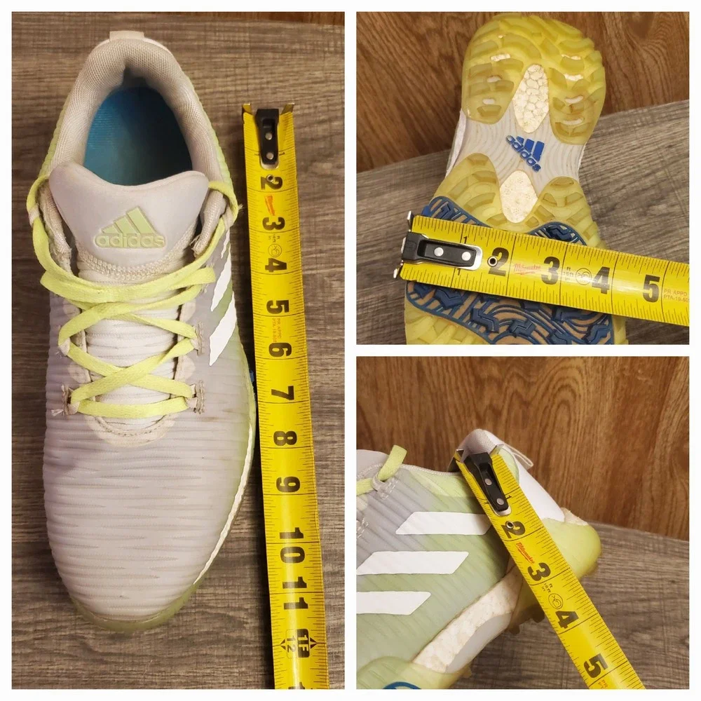 Adidas CodeChaos Spikeless Golf Shoes Men's Size‎ 9 Gray Green